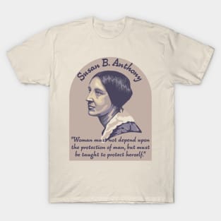 Susan B. Anthony Portrait and Quote T-Shirt